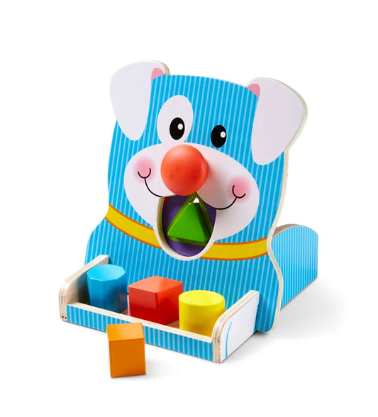 Spin & feed shape sorter